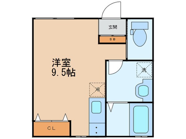 コーポＩＣＨＩＹＯＳＨＩの物件間取画像